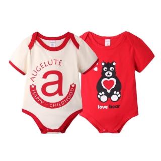 【baby童衣】任選 嬰兒短袖連身包屁衣 2件組 42111(中性兩件組)