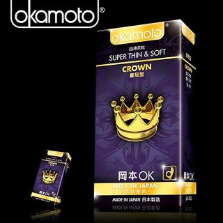 【Okamoto岡本】皇冠型保險套 10入裝x3盒