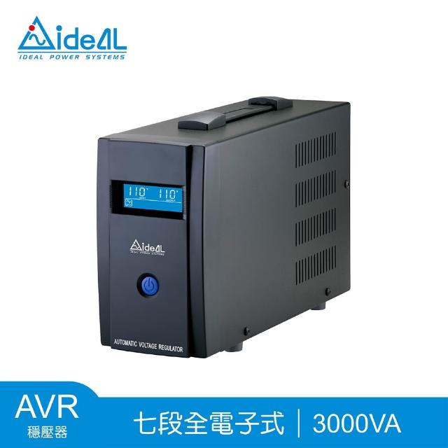 【IDEAL 愛迪歐】3000VA 八段式穩壓器 IPTPro-3000L(3000VA/1800W)