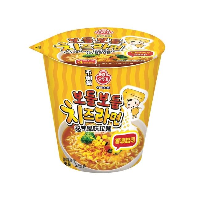 【韓國不倒翁OTTOGI】起司風味湯杯麵(62g)