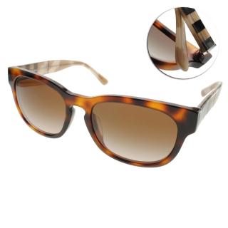 【BURBERRY 太陽眼鏡】英倫風簡約款(琥珀棕#BU4226F 360113)