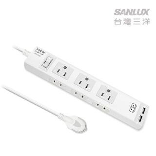 【三洋】超安全USB轉接延長電源線1.8M(SYPW-X612A)