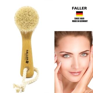 【德國FALLER芙樂梳具刷具】德國製 山羊毛溫和毛孔深層潔顏刷 洗面刷(毛孔髒污掰掰)