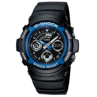 【CASIO】G-SHOCK 運動賽車三眼指針錶(AW-591-2A)
