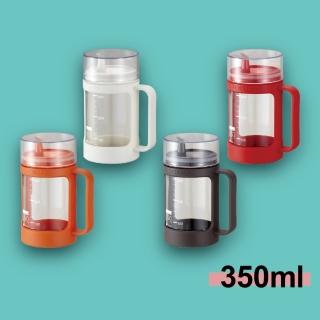 【ASVEL】多彩玻璃調味油罐-350ml(廚房收納 料理烘培 密封保鮮真空 調味瓶 酒醋)