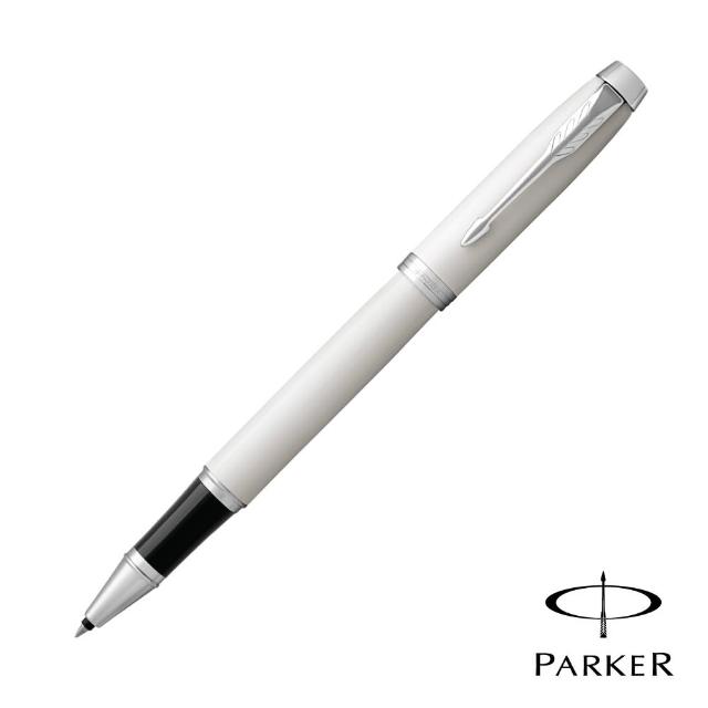 【PARKER 派克】NEW IM 白桿白夾 鋼珠筆(原廠正貨)