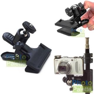 【PhotoPalette】強力夾球型雲台-附小雲台 萬向雲台(背景布夾 C型夾 U型夾 角架)