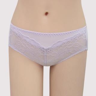 【瑪登瑪朵】S-Select  中腰寬邊三角萊克內褲(淡灰紫)