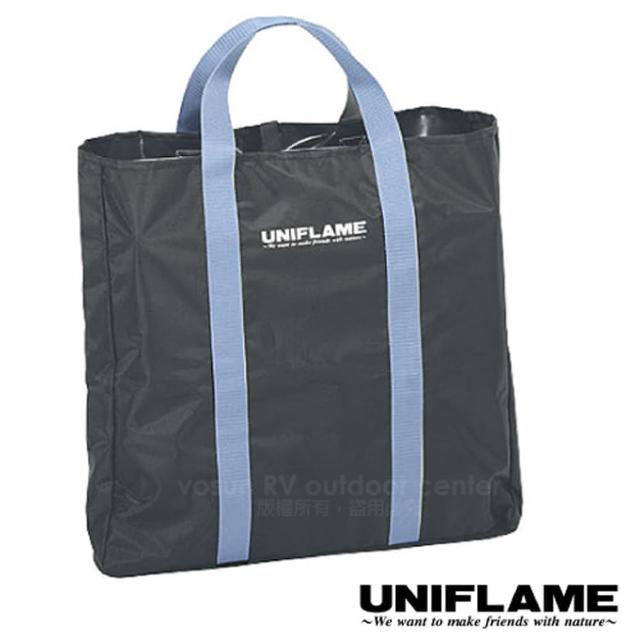 【日本 UNIFLAME】焚火台專用收納提袋_大.裝備袋.工具袋.保護套.方便袋.攜型袋 爐具套.置物袋(黑 683194)