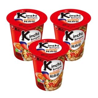 【NONG SHIM】農心韓國泡菜味杯麵(75g)x3入