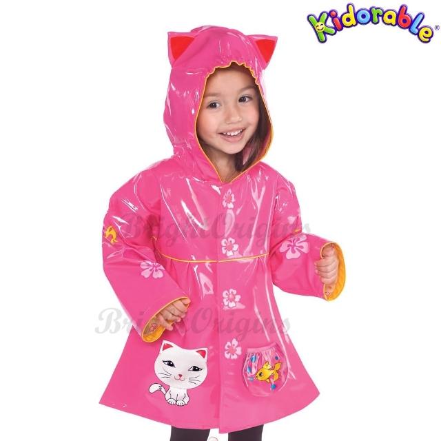 【美國Kidorable】兒童趣味雨衣(招財貓款)