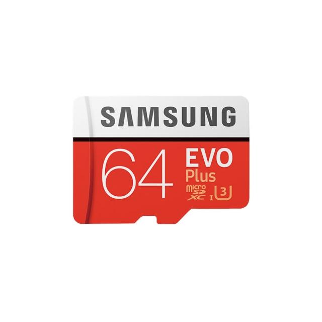 【SAMSUNG】三星 64GB EVO Plus 100MB/s microSDXC 高速記憶卡 平行輸入