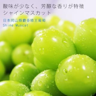 【鮮果日誌】日本岡山縣麝香晴王葡萄(二房)