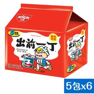 【NISSIN 日清】出前一丁麻油味速食麵100gX30入(泡麵)