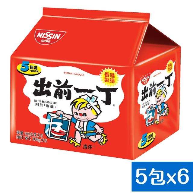 【日清】出前一丁麻油味速食麵100gX30入(泡麵)