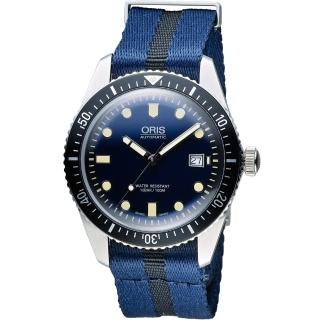 【Oris豪利時】Divers系列 Sixty-Five潛水機械腕錶(0173377204055-0752128FC)