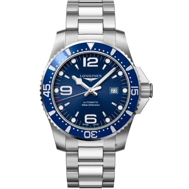 【浪琴 LONGINES】水鬼系列 機械潛水腕錶(L38414966-44mm)