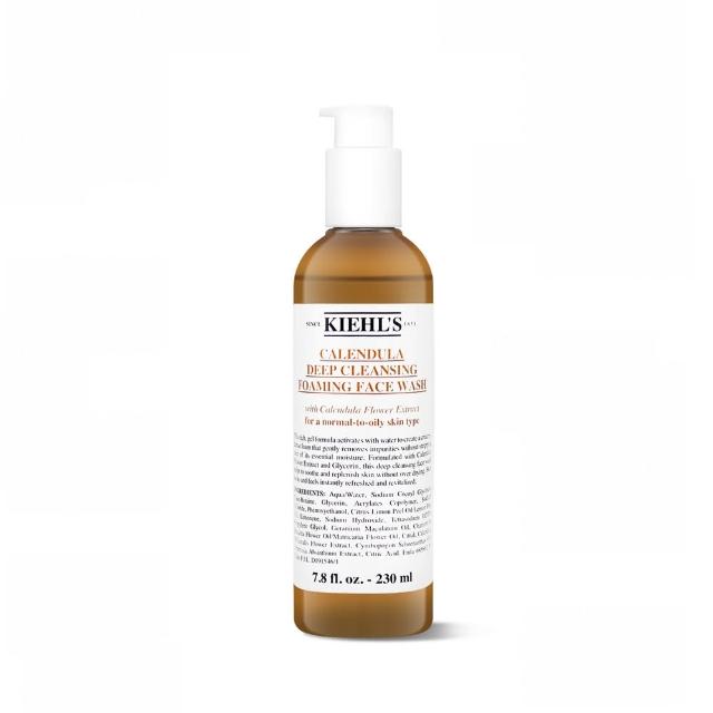 【KIEHLS契爾氏】金盞花植物精華潔面泡泡凝露 230ml