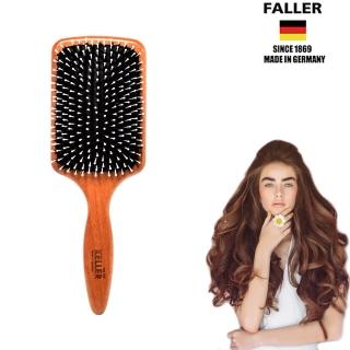 【德國FALLER芙樂梳具刷具】FSC櫸木黑豚鬃柔珠氣墊梳(柔軟梳毛給秀髮最溫柔的呵護)