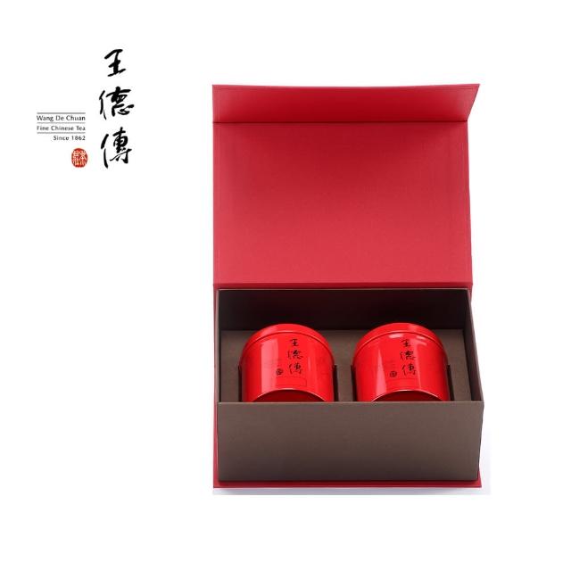 【王德傳】德傳特選茶葉禮盒_阿里山金萱100g+凍頂烏龍茶葉100g(送禮)