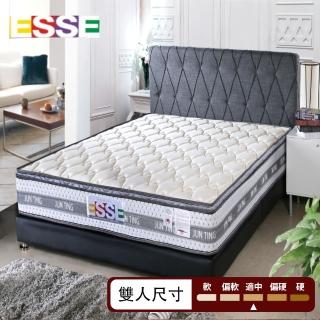 【ESSE御璽名床】天絲記憶三線高迴彈硬式獨立筒床墊(5x6.2尺-雙人尺寸)