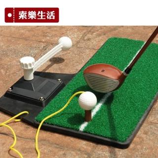 【索樂生活】GOLF高爾夫球室內揮桿打擊草皮練習器(果嶺推桿高爾夫揮桿推桿練習草皮高爾夫打擊墊)