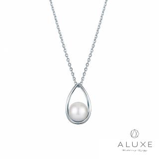 【ALUXE亞立詩】淡水養珠6.5MM珍珠墜鍊