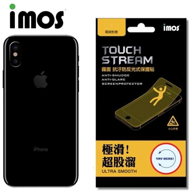 【iMos】Apple iPhone 8 Plus(Touch Stream 霧面背面保護貼)