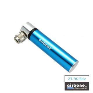 【AIRBONE】鋁合金極緻迷你版 打氣筒(ZT-702 藍色)