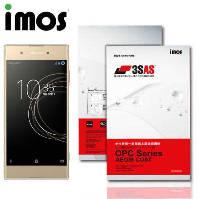 【iMos】SONY XA1 Plus(3SAS 疏油疏水 螢幕保護貼)