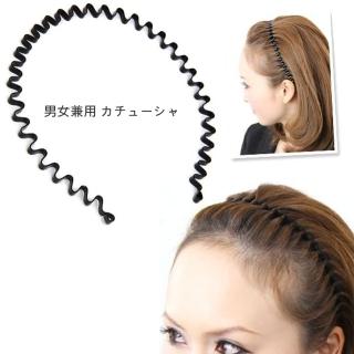 【kiret】螺旋波浪髮箍4入(彩妝 化妝 洗臉 必備)