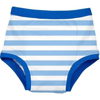 【green sprouts】四層學習褲單入組 _  藍白線條(GS349055-4)