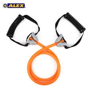 【ALEX護具】高強度拉力繩-輕型-拉力帶 瑜珈繩 彈力繩 健身阻力帶 阻力繩 訓練帶 橘(B-4302)