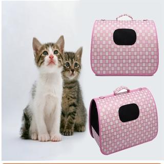 【媽媽咪呀】輕巧透氣寵物提籠寵物外出包手提肩背兩用_大