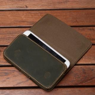 【H-CT】iPhoneX 瘋馬皮橫式手機包(PD56-Z)