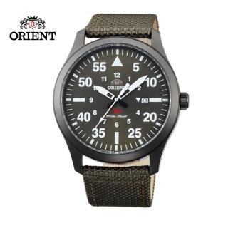 【ORIENT 東方錶】SP 系列 飛行運動石英錶 尼龍帶款 綠色 - 42mm(FUNG2004F)