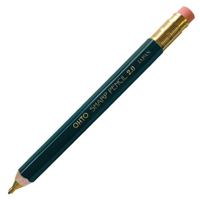 【OHTO】APS-680E-GN 木軸自動鉛筆2.0(綠)