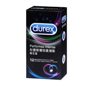 【Durex 杜蕾斯】雙悅愛潮裝衛生套12入(保險套)