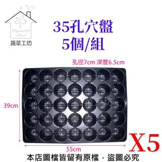 【蔬菜工坊】35孔穴盤5個/組