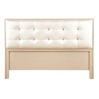 【AS】莫雷5尺洗白床頭片-154.5x5x108cm