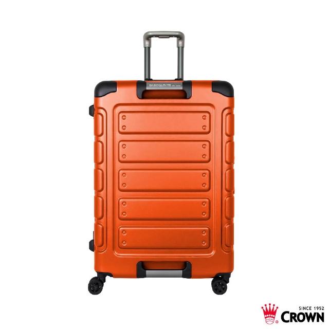 【CROWN 皇冠】日本同步款 獨特箱面手把 30吋 行李箱 悍馬箱(雙輪/TSA海關鎖/超耐摔)