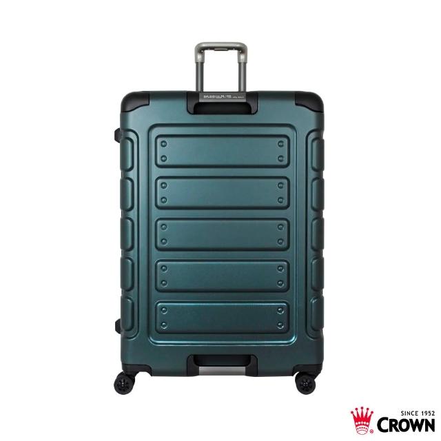 【CROWN 皇冠】日本同步款 獨特箱面手把 30吋 行李箱 悍馬箱(雙輪/TSA海關鎖/超耐摔)