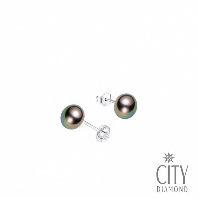 【City Diamond 引雅】『寶貝』天然珍珠 垂掛 耳環-多款任選(珠潤月詠系列)