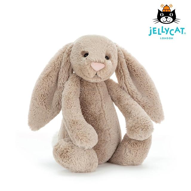 【JELLYCAT】36cm 兔子安撫玩偶(拿鐵灰 Bashful Beige)