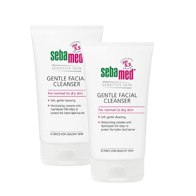 【SEBAMED 施巴】溫和保濕潔面露或深層淨透潔面露150mlx2入(總代理)
