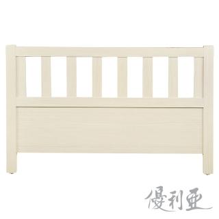 【優利亞】木柵簡約 雙人5尺床頭片(雪松)