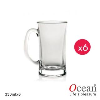 【Ocean】盧加諾啤酒杯 330ml(6入)