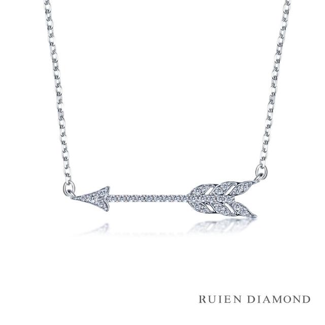 【RUIEN DIAMOND 瑞恩鑽石】輕珠寶系列 7分 鑽石(14K白金 鑽石項鍊)