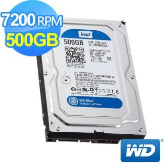 【WD 威騰】藍標 500G 桌上型3.5吋 SATA硬碟(WD5000AZLX)