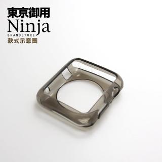【Ninja 東京御用】Apple Watch 3 （38mm）晶透款TPU清水保護套(透黑)